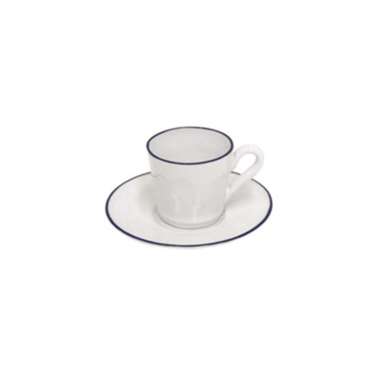 Кофейная пара ATCS02-01112G(02621F), керамика, white, blue, Costa Nova