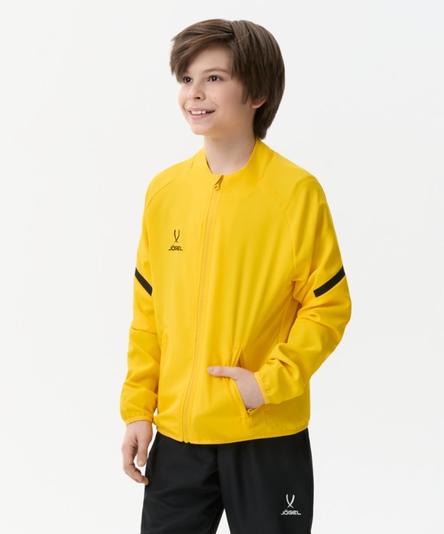 Куртка спортивная JÖGEL CAMP 2 Lined Jacket, желтый/черный, детский (2121553)