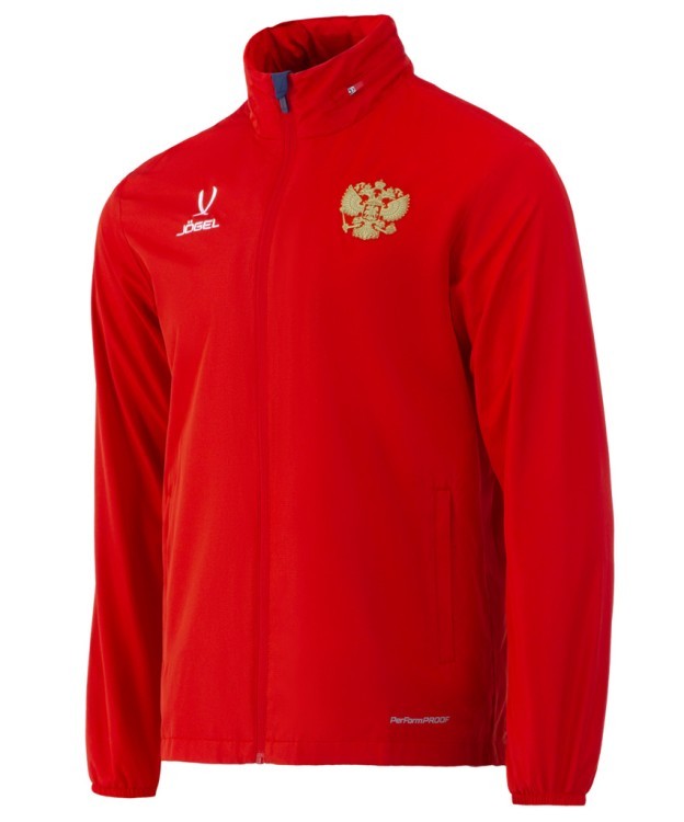 Куртка ветрозащитная JÖGEL NATIONAL PerFormPROOF Rain Jacket, красный (2110450)