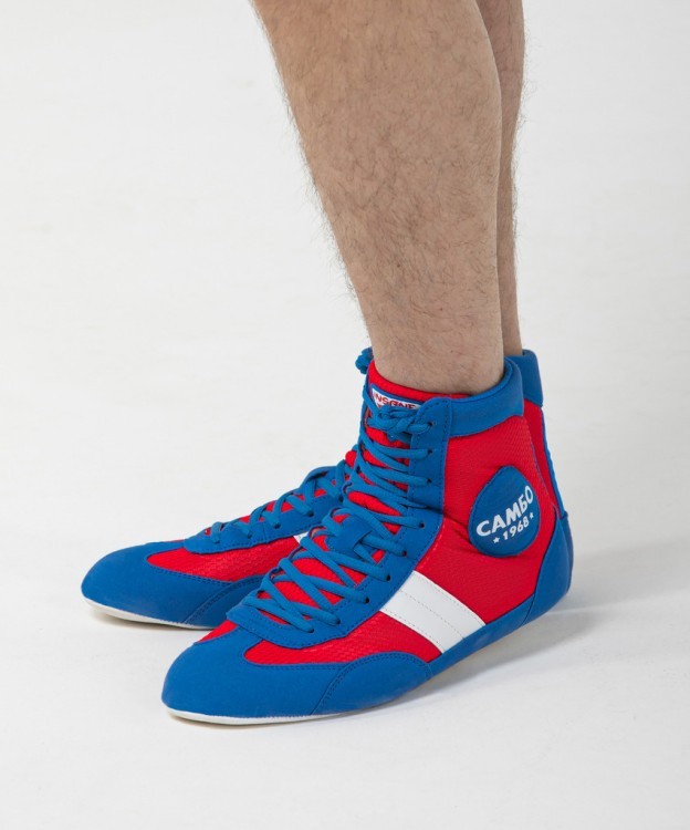 Обувь для самбо ATTACK, синий, детский (1555579)