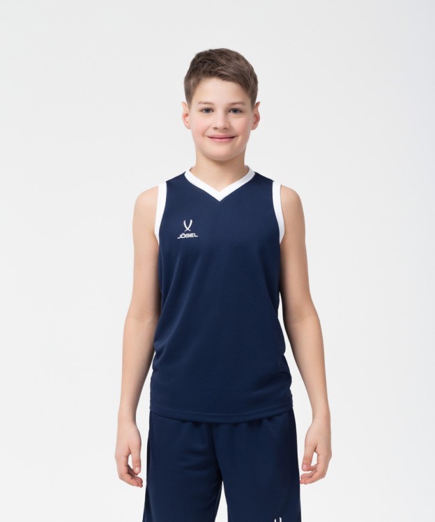 Майка баскетбольная Camp Basic, темно-синий, детский (1619154)