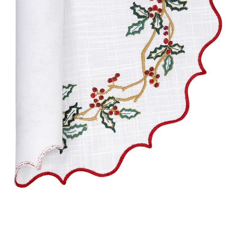 Набор из двух салфеток под приборы festive wreath из коллекции new year essential, D38 см (77779)