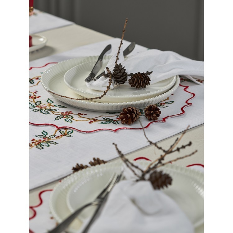 Набор из двух салфеток под приборы festive wreath из коллекции new year essential, D38 см (77779)