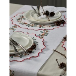 Набор из двух салфеток под приборы festive wreath из коллекции new year essential, D38 см (77779)