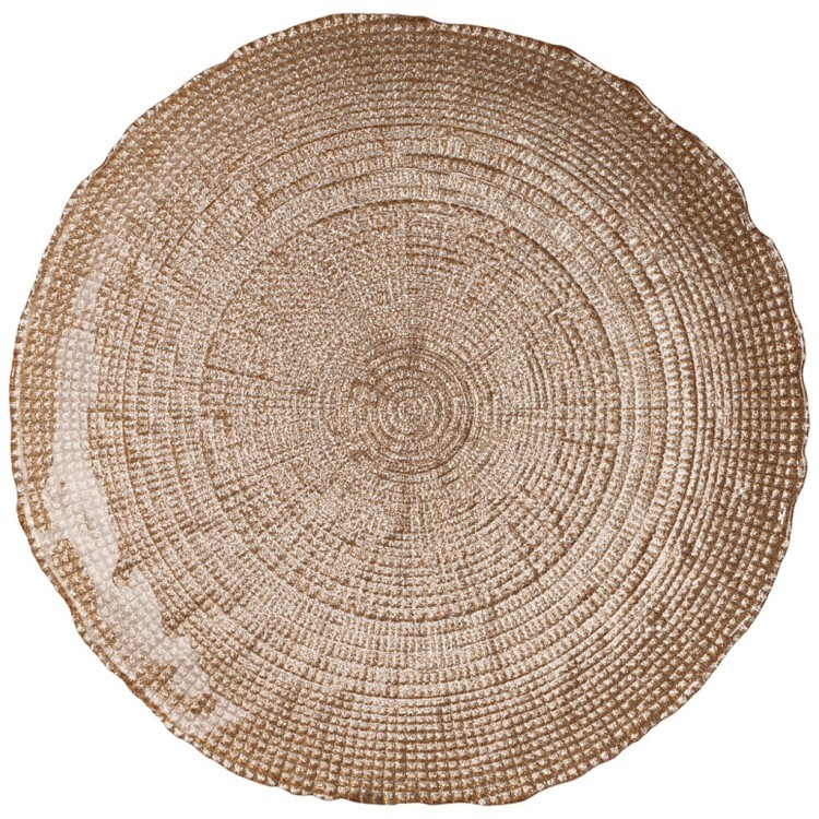 Тарелка "treasure"  beige 28см АКСАМ (339-307)