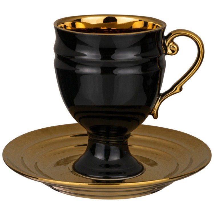 Чайный набор lefard на 2 персоны 4 пр. 250 мл черный Lefard (91-103)