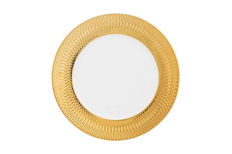 Тарелка закусочная "Crocus" золотая 22 см (TT-00008405)