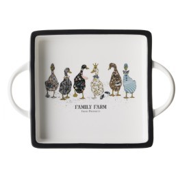Блюдо с ручками lefard "family farm" квадрат. 25,5*18*4 см Lefard (263-1437)