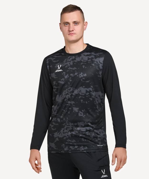 Свитер вратарский JOGEL DIVISION PerFormDRY GK Splash, черный (2105763)