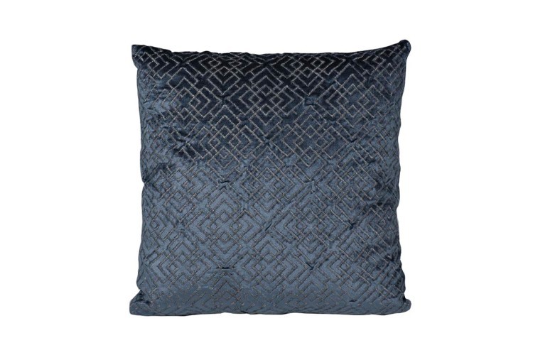 Подушка с вышивкой "Геометрия" синий 45*45 (TT-00002454)