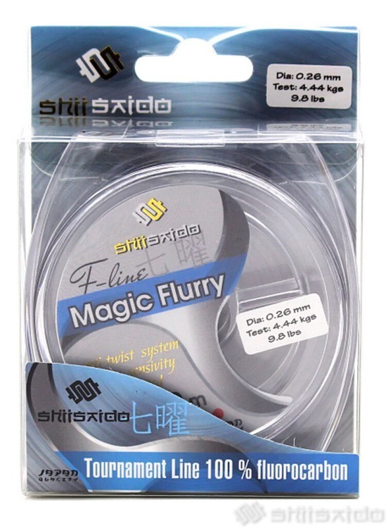 Леска флюорокарбон Shii Saido Magic Flurry, 30 м, 0,156 мм, до 1,68 кг, прозр. SFLMF30-0,16 (70912)