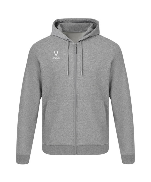 Худи на молнии JÖGEL ESSENTIAL Cotton FZ Hoodie, серый меланж (2121920)