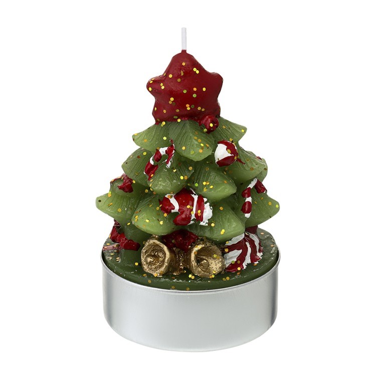 Набор декоративных свечей green miracle из коллекции new year essential, 6 шт. (78327)