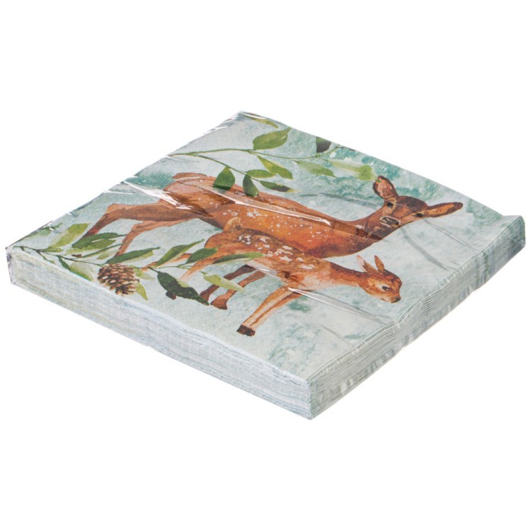 Салфетки бумажные lefard "лесная сказка" 33*33см, 3слоя, 20шт Lefard (588-037)