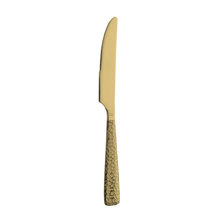 Нож столовый 1TG00003, нержавеющая сталь 18/10, PVD, gold, PINTINOX