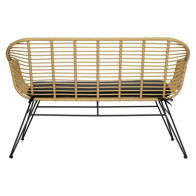 Кушетка vetle bent, 125х68х81 см, ротанг (75806) Кушетка vetle bent, 125х68х81 см, ротанг (75806)