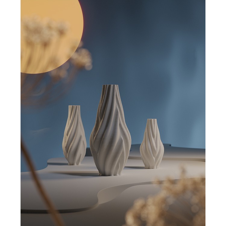 Ваза для сухоцветов printed art, wave, 41 см (78182) Ваза для сухоцветов printed art, wave, 41 см (78182)