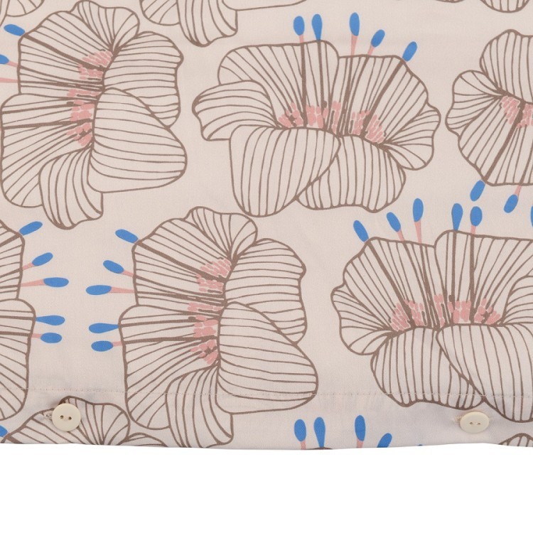 Комплект постельного белья из сатина с принтом "Цветы" из коллекции prairie, 200х220 см (72550)