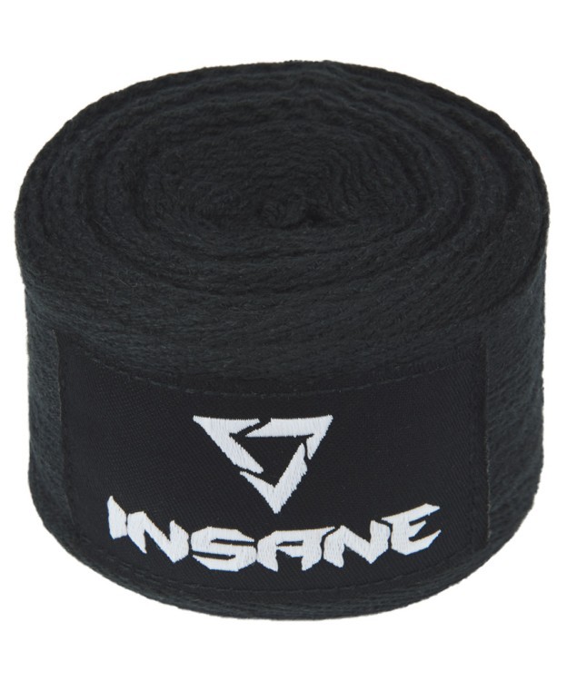 Бинт боксерки Insane CRUSHER, хлопок, черный, 2,5 м (2114222) Бинт боксерки Insane CRUSHER, хлопок, черный, 2,5 м (2114222)