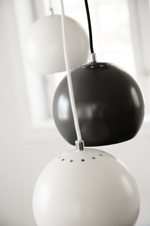 Лампа подвесная ball, 20хD25 см, черная матовая (67934)