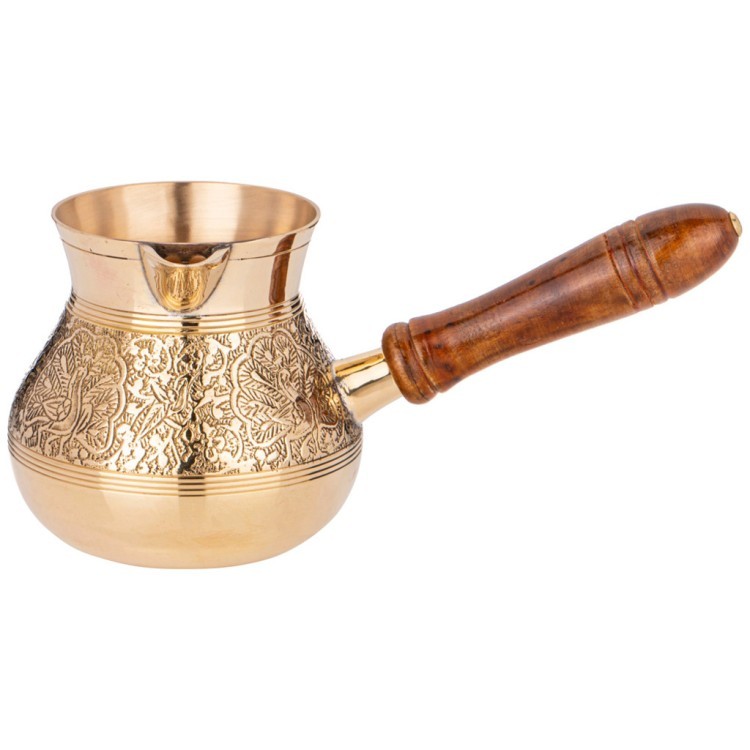 Турка резная "graving" 450мл. латунь Lefard (733-139)