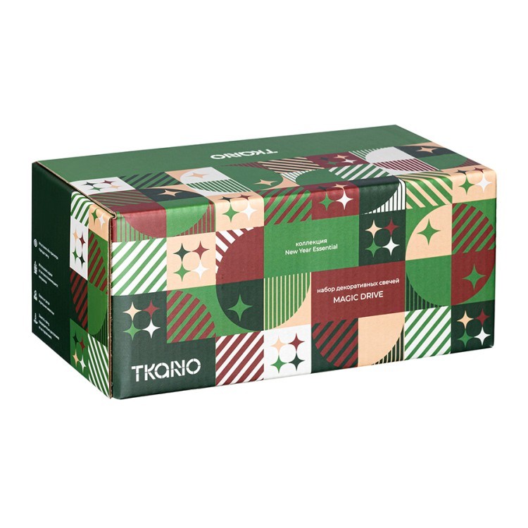 Набор декоративных свечей magic drive из коллекции new year essential, 3 шт. (78328) Набор декоративных свечей magic drive из коллекции new year essential, 3 шт. (78328)