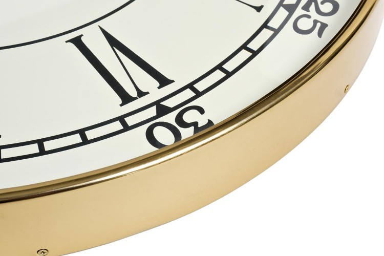 Часы настенные цвет белый/золото d61см (TT-00003789)