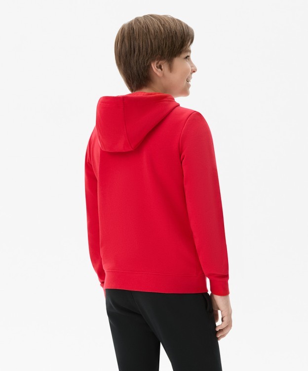 Худи на молнии JÖGEL ESSENTIAL Cotton FZ Hoodie, красный, детский (2121926)