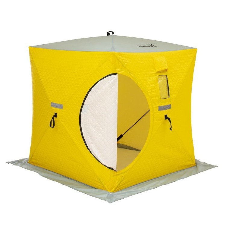 Палатка для зимней рыбалки Helios Куб трехслойная 1,5х1,5 (HS-ISCI-150YG) (71615)