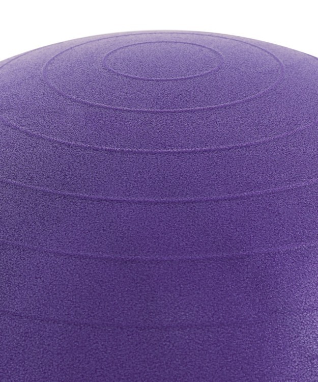 Фитбол GB-109 антивзрыв, 1200 гр, с ручным насосом, фиолетовый, 75 см (1676053)