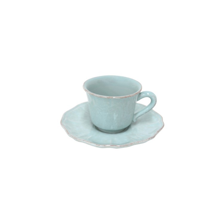 Кофейная пара IM505-BLU(SCS02-00804C), керамика, Turquoise, CASAFINA BY COSTA NOVA