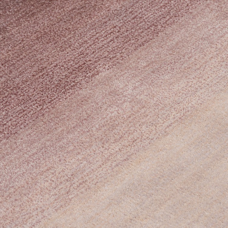 Ковер из шерсти over horizon цвета марсала из коллекции trendy ruffles, 120х180 см (79363)