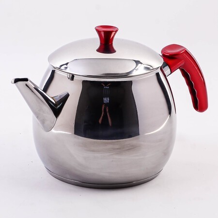 Чайник металлический 1л Home Perfect Kure нерж/ст/пласт (800-307)