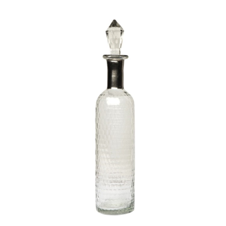 Бутыль 2122R, хрусталь, посеребрение, clear/silver, ROOMERS TABLEWARE