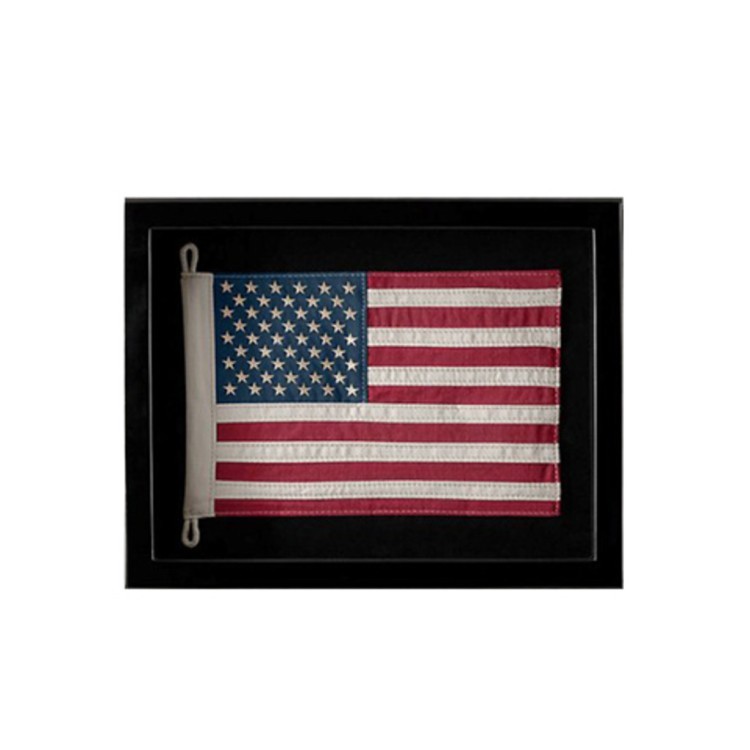 Флаг USA AIH142-NWO, дерево, текстиль, mixed, RESTORATION HARDWARE