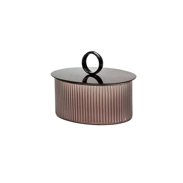 Шкатулка 15195OVAL/N, латунь, Bronze, ROOMERS TABLEWARE