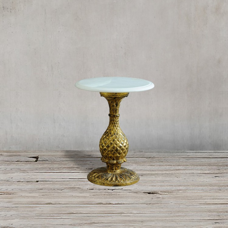 Стол LI-SH15-13-124, 45, дерево, камень, white, ROOMERS FURNITURE