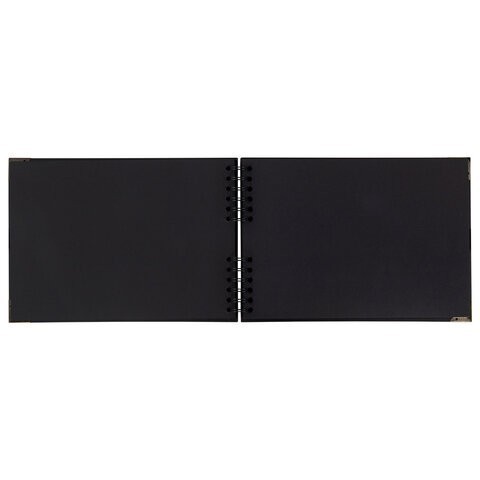 Фотоальбом 21х30 см, 40 черных листов, BRG Black, 880654 (1) (96733)