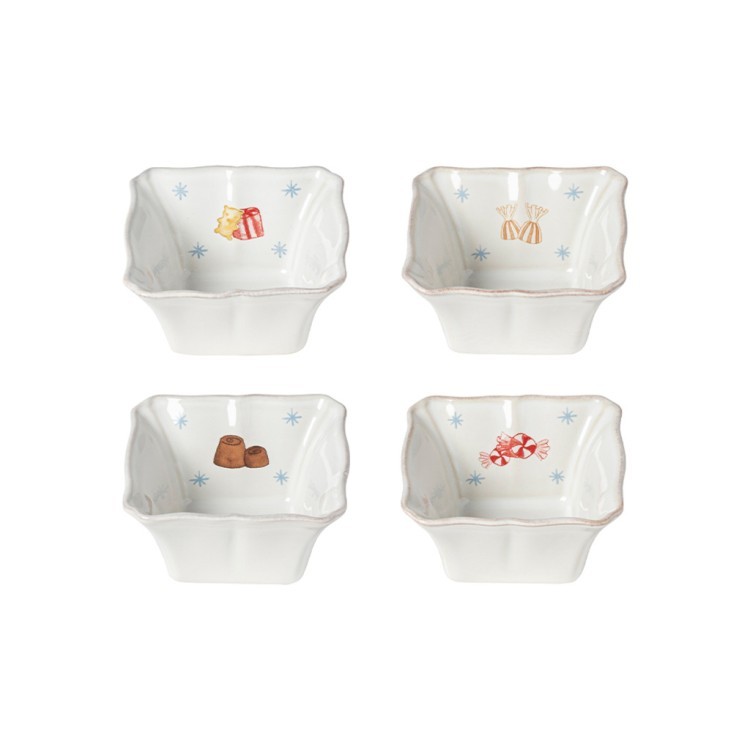 Набор из 4 чаш TNS02-WHI(TNS02-00420V), керамика, white, CASAFINA BY COSTA NOVA