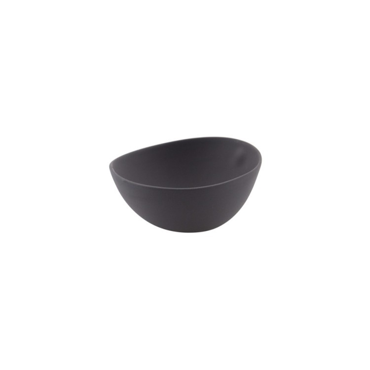 Тарелка гурме 12025C, 19.5, фарфор, MATT BLACK, Cookplay