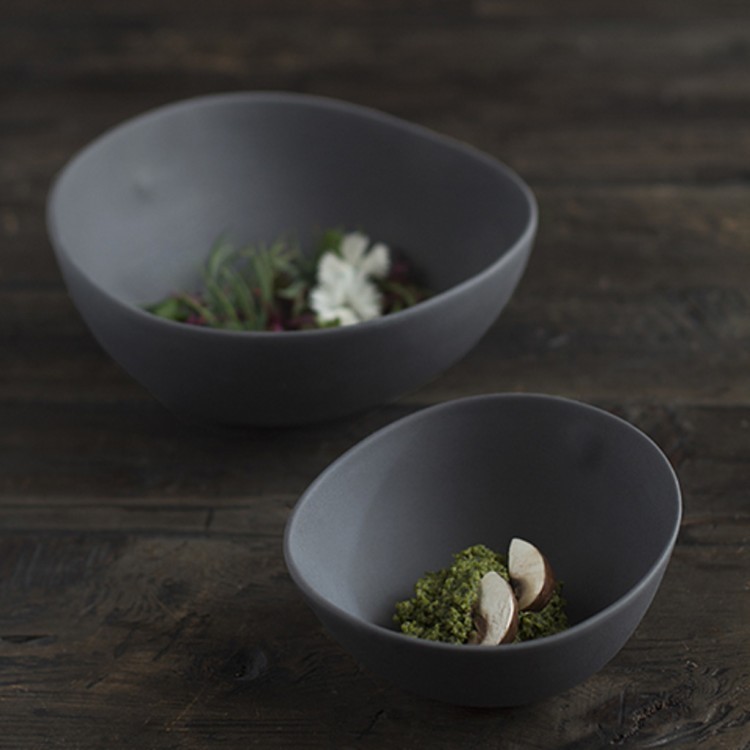 Тарелка гурме 12025C, 19.5, фарфор, MATT BLACK, Cookplay