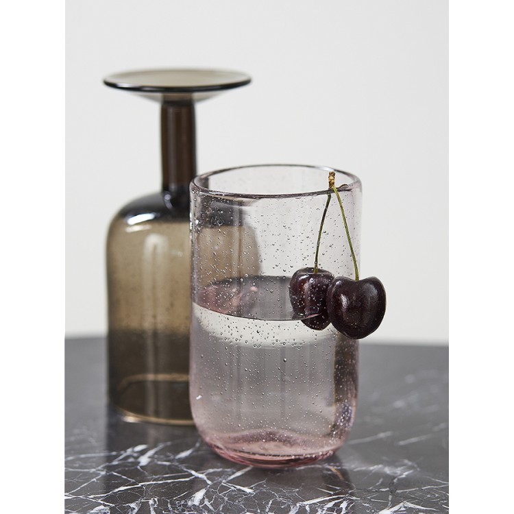 Набор бокалов для вина flowi, 410 мл, серо-коричневые, 2 шт. (76461)