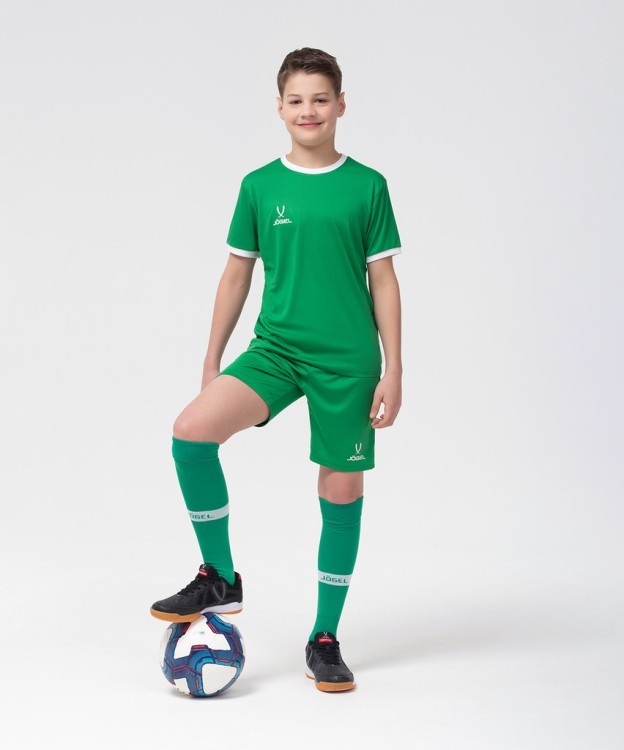 Футболка футбольная CAMP Origin, зеленый/белый, детский (702143)