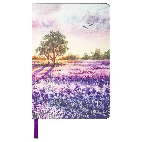 Блокнот А5 Brauberg Vista Violet 80 листов клетка 112074 (2) (85568)