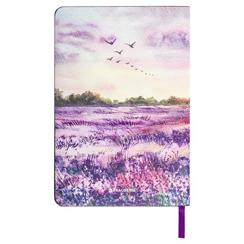 Блокнот А5 Brauberg Vista Violet 80 листов клетка 112074 (2) (85568)