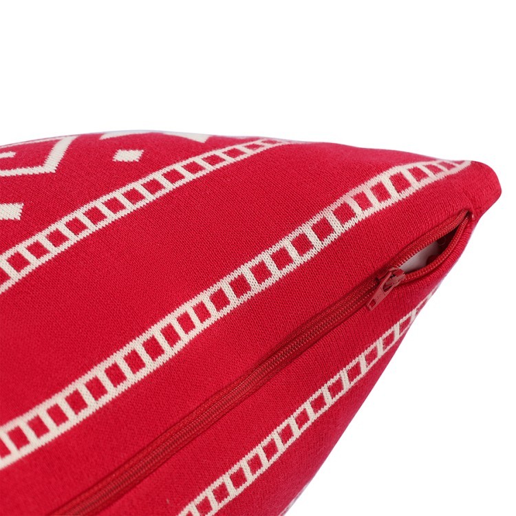 Подушка вязаная с новогодним рисунком frostwork из коллекции new year essential, 40x60 см (79349)