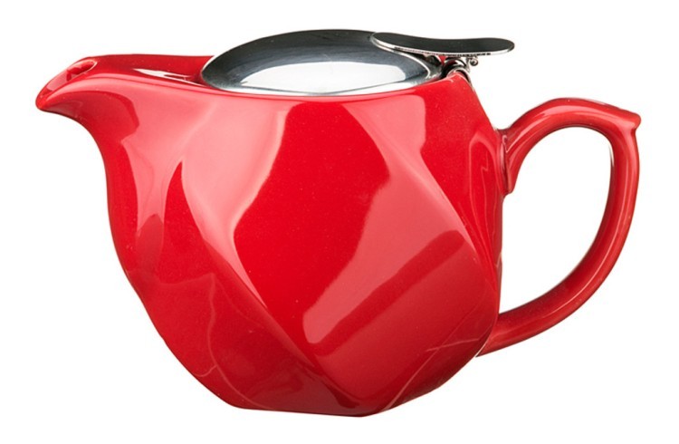 Заварочный чайник 500 мл. красный Agness (470-180)