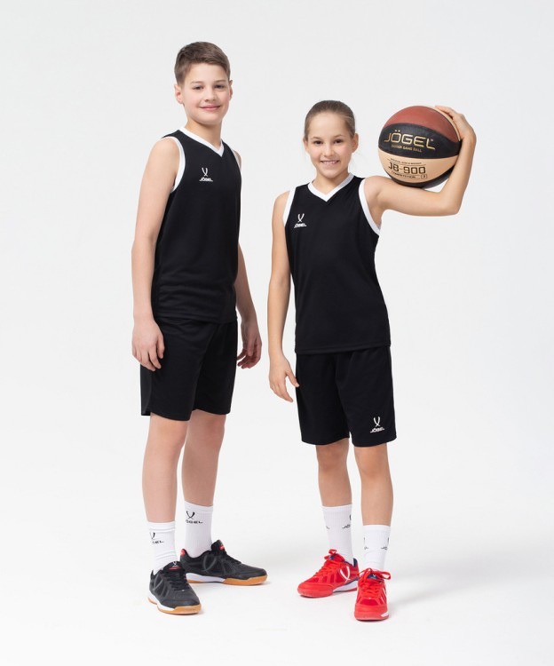 Шорты баскетбольные JOGEL CAMP Basic, черный, детский (2095689)