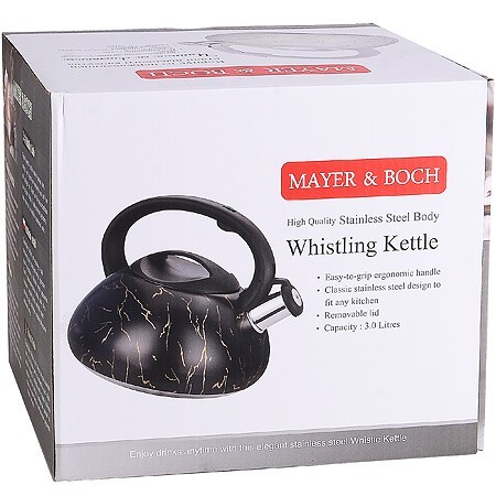 Чайник 3л со свистком нерж Mayer&Boch (31246) Чайник 3л со свистком нерж Mayer&Boch (31246)