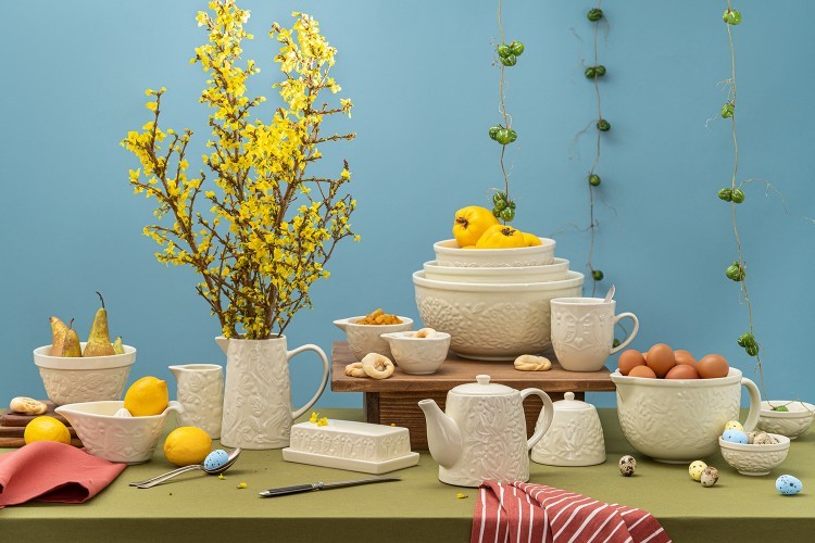 Набор кружек birds of paradise, 500 мл, кремовые, 2 шт. (75076) Набор кружек birds of paradise, 500 мл, кремовые, 2 шт. (75076)